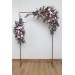  Flower arch arrangement in mauve purple cream colors.  Arbor flowers. Floral archway. Faux flowers for wedding arch. 5114