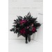 Deep Purple, Black, and Magenta Wedding Bouquets – Gothic Bridal Designs