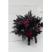 Deep Purple, Black, and Magenta Wedding Bouquets – Gothic Bridal Designs
