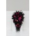 Deep Purple, Black, and Magenta Wedding Bouquets – Gothic Bridal Designs