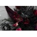 Deep Purple, Black, and Magenta Wedding Bouquets – Gothic Bridal Designs