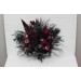 Deep Purple, Black, and Magenta Wedding Bouquets – Gothic Bridal Designs