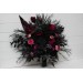 Deep Purple, Black, and Magenta Wedding Bouquets – Gothic Bridal Designs