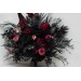Deep Purple, Black, and Magenta Wedding Bouquets – Gothic Bridal Designs