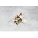 Wedding boutonnieres and wrist corsage  in beige white blush pink color scheme. Flower accessories. 5113