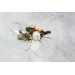  Wedding boutonnieres and wrist corsage  in beige white blush pink color scheme. Flower accessories. 5113