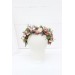 Dusty rose cream blush pink flower crown. Hair wreath. Flower girl crown. Wedding flowers. 5122