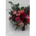 Jewel-Tone Wedding Bouquets in Emerald Green, Orange, Pink & Magenta | Faux Bridal & Bridesmaid Bouquets