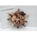 Wedding bouquets in cinnamon terracotta beige colors. Bridal bouquet. Faux bouquet. Bridesmaid bouquet. 5118