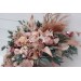 Wedding Bouquets in Dusty Rose & Blush Pink | Faux Bridal & Bridesmaid Bouquets