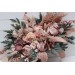 Wedding bouquets in dusty rose blush pink colors. Bridal bouquet. Faux bouquet. Bridesmaid bouquet. 5123