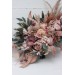 Wedding Bouquets in Dusty Rose & Blush Pink | Faux Bridal & Bridesmaid Bouquets