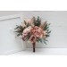 Wedding Bouquets in Dusty Rose & Blush Pink | Faux Bridal & Bridesmaid Bouquets