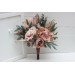 Wedding Bouquets in Dusty Rose & Blush Pink | Faux Bridal & Bridesmaid Bouquets