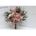 Wedding Bouquets in Dusty Rose & Blush Pink | Faux Bridal & Bridesmaid Bouquets