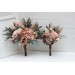 Wedding Bouquets in Dusty Rose & Blush Pink | Faux Bridal & Bridesmaid Bouquets