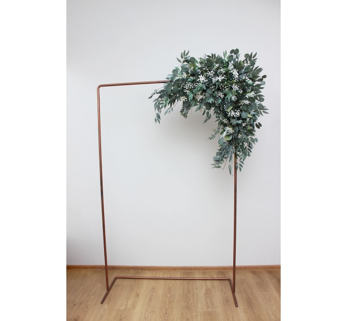 Baby's Breath & Greenery Wedding Arch Arrangement | Faux Floral Archway for Wedding