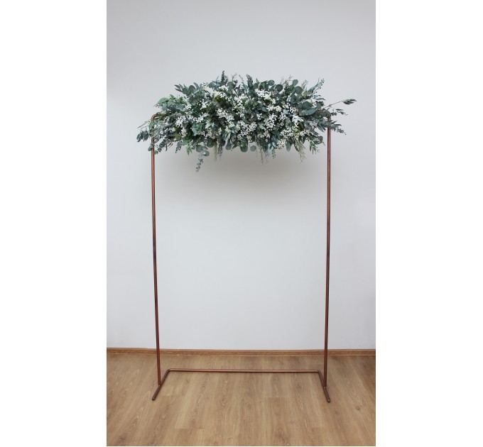 Baby's Breath & Greenery Wedding Arch Arrangement | Faux Floral Archway for Wedding