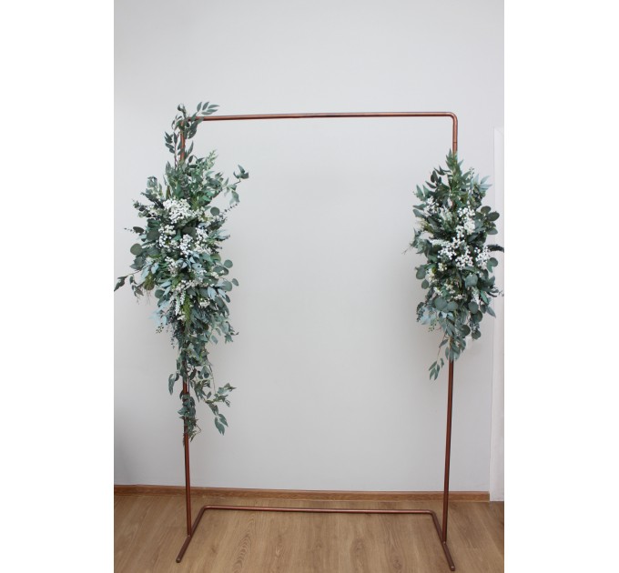 Baby's Breath & Greenery Wedding Arch Arrangement | Faux Floral Archway for Wedding