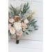 Boho Bridal Bouquet with Pampas Grass | Blush Pink, Beige & Cream Faux Wedding Flowers