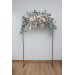  Flower arch arrangement in blush pink beige cream colors.  Arbor flowers. Floral archway. Faux flowers for wedding arch. Boho arch. 5132