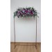  Flower arch arrangement in jewel-tone colors.  Arbor flowers. Floral archway. Faux flowers for wedding arch. 5137