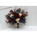Dark Teal, Burgundy, Black, and Cream Wedding Bouquets – Dramatic Gothic Bridal Designs