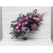 Wedding bouquets in jewel-tone colors. Bridal bouquet. Cascading bouquet. Faux bouquet. Bridesmaid bouquet. 5137