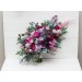 Wedding bouquets in jewel-tone colors. Bridal bouquet. Cascading bouquet. Faux bouquet. Bridesmaid bouquet. 5137