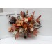 Wedding Bouquets in Orange, Ivory, Rust & Terracotta | Faux Bridal & Bridesmaid Bouquets