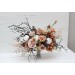 Wedding Bouquets in White & Terracotta | Bridal & Bridesmaid Faux Bouquets