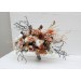 Wedding Bouquets in White & Terracotta | Bridal & Bridesmaid Faux Bouquets