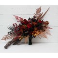 Black, Red, Rust, and Brown Wedding Bouquets – Moody & Halloween Bridal Designs