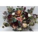 Wedding bouquets in burgundy ivory dusty rose cinnamon colors. Bridal bouquet. Faux bouquet. Bridesmaid bouquet. 5144