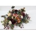 Wedding bouquets in burgundy ivory dusty rose cinnamon colors. Bridal bouquet. Faux bouquet. Bridesmaid bouquet. 5144