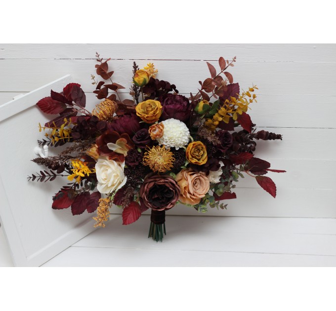 Wedding bouquets in  colors. Bridal bouquet.  Faux bouquet. Bridesmaid bouquet. 5154