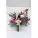 Wedding bouquets in white gray chianti colors. Bridal bouquet. Faux bouquet. Bridesmaid bouquet. 5151