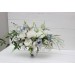 Wedding bouquets in white sky blue colors. Bridal bouquet. Faux bouquet. Bridesmaid bouquet. 5153