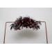  Flower arch arrangement in burgundy black gold beige colors.  Arbor flowers. Floral archway. Faux flowers for Halloween wedding arch. 0018