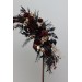  Flower arch arrangement in burgundy black gold beige colors.  Arbor flowers. Floral archway. Faux flowers for Halloween wedding arch. 0018