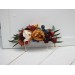 Flower comb in rust burgundy  ivory color scheme. Wedding accessories for hair. Bridal flower comb. Bridesmaid floral comb. 0007