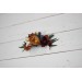 Flower comb in rust burgundy  ivory color scheme. Wedding accessories for hair. Bridal flower comb. Bridesmaid floral comb. 0007