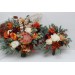 Australian native flowers. Rust burgundy flowers. Protea bridal bouquet. Faux bouquet. Fall wedding. Silk flowers. Boho wedding. Bridesmaid bouquet. 5161