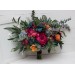 Jewel-Tone Wedding Bouquets in Emerald Green, Orange, Magenta & Teal | Faux Bridal & Bridesmaid Bouquets