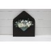 Pocket boutonniere in white sage green color scheme. Flower accessories. 5021