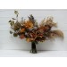 Wedding bouquets in mustard olive brown colors. Bridal bouquet. Faux bouquet. Bridesmaid bouquet. 5163