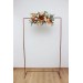  Flower arch arrangement in rust cream colors.  Arbor flowers. Floral archway. Faux flowers for wedding arch. 5178