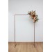  Flower arch arrangement in rust cream colors.  Arbor flowers. Floral archway. Faux flowers for wedding arch. 5178