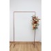  Flower arch arrangement in rust cream colors.  Arbor flowers. Floral archway. Faux flowers for wedding arch. 5178