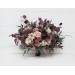 Wedding Bouquets in Mauve, Purple & Beige | Faux Bridal & Bridesmaid Bouquets
